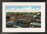 Bridgeport, Connecticut - Aerial View of the Union Metallic Cartridge Co Bldgs Art