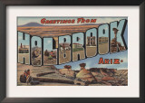 Holbrook, Arizona - Large Letter Scenes Posters