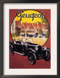 France - Peugeot Automobile Promotional Poster Art