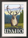 Caribou in the Wild, Idaho Prints by Lantern Press 