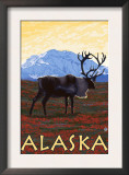 Caribou, Alaska Prints by Lantern Press 