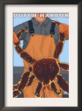 King Crab Fisherman, Dutch Harbor, Alaska Posters by Lantern Press 