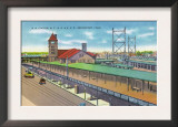 Bridgeport, Connecticut - Exterior View of the Railroad Station Prints
