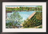 Bridgeport, Connecticut - Beardsley Park Water Falls Scene Prints
