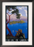 Italy - Lake Garda Travel Promotional Poster Prints