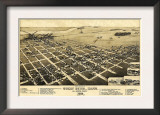 Great Bend, Kansas - Panoramic Map Prints