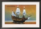 Plymouth, Massachusetts - Model of the Mayflower in Pilgrim Hall View Prints
