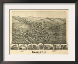 Cameron, West Virginia - Panoramic Map Prints