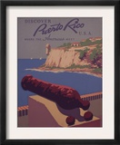 Puerto Rico, USA - Travel Promotional Poster Print by Cannon 