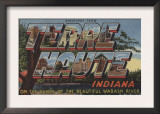 Terre Haute, Indiana - Wabash River Prints