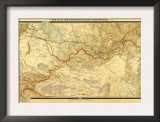 Russia - Panoramic Map Prints