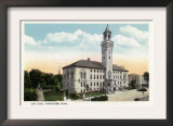 Worcester, Massachusetts - Exterior View of City Hall Prints