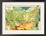 Russia - Panoramic Map Posters