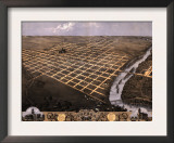 Topeka, Kansas - Panoramic Map Prints