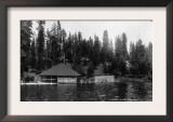 Lake View of Big Springs and Docks - Lake Almanor, CA Print
