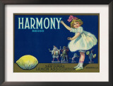 Harmony Lemon Label - San Dimas, CA Prints