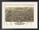 Youngstown, Ohio - Panoramic Map Prints