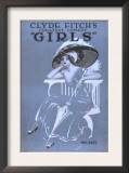 Clyde Fitch's Greatest Comedy, "Girls" Theatre Poster No.2 Poster