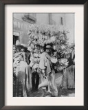 Man Selling Corn Husks for Wrapping Paper Photograph - Mexico Prints