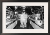 Interior View of E. R. Brown's Store - Eskridge, KS Posters