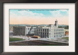 Exterior View of CA Raisin Association Packing Plant - Fresno, CA Posters