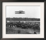 Orville Wright and Lahm in Record Flight Photograph - Fort Meyer, VA Prints