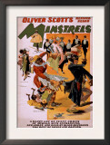 Oliver Scott's Refined Negro Minstrels Theatre Poster Prints
