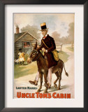 Uncle Tom's Cabin Man and Donkey Theatre Poster Poster