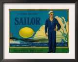 Sailor Lemon Label - Tustin, CA Art