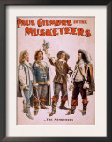 Paul Gilmore in The Musketeers Theatrical Poster Print