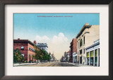 View of Nineteenth Street - Bakersfield, CA Posters