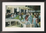 Workers Packing Seeded Raisins at Plant - Fresno, CA Art