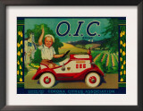 O.I.C. Lemon Label - Corona, CA Prints