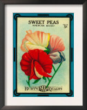 Sweet Peas Seed Packet Print