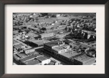 Aerial View of the City, South Western View - Glasgow, MT Prints