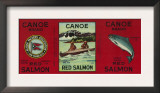 Canoe Salmon Can Label - San Francisco, CA Prints