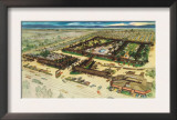 Aerial View of Rickey's Studio Inn - Palo Alto, CA Posters