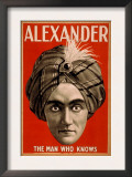 Alexander the Man who Knows Magic Poster Prints