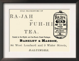 Ra-Jah and Fuh-hi Tea Poster