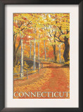 Connecticut, Fall Colors Scene Prints