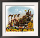 Worship - Mardi Gras Parade Float Design Posters