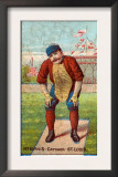 St. Louis, MO, St. Louis Browns, Jumbo McGinnis, Baseball Card Art