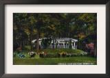 Peoria, Illinois, Glen Oak Park View of the Pergola Posters