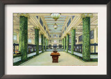 Spokane, Washington, Interior View of the Old National Bank Posters