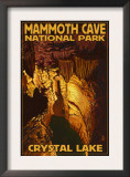 Mammoth Cave National Park, Kentucky, Crystal Lake Posters by Lantern Press 