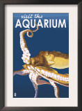 Visit the Aquarium, Octopus Scene Posters
