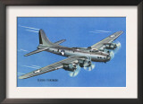 View of the Boeing B-17 Flying Fortress Plane Posters