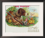 Our Pointer Brand Cigar Box Label, Hunting Posters