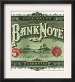 Bank Note Brand Cigar Outer Box Label Prints Bank Note Brand Cigar Outer Box Label Prints