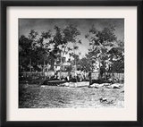Fredericksburg, VA, Burying the Dead at the Hospital, Civil War Poster